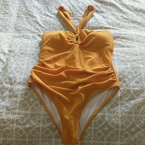 NWOT Yellow bathing suit